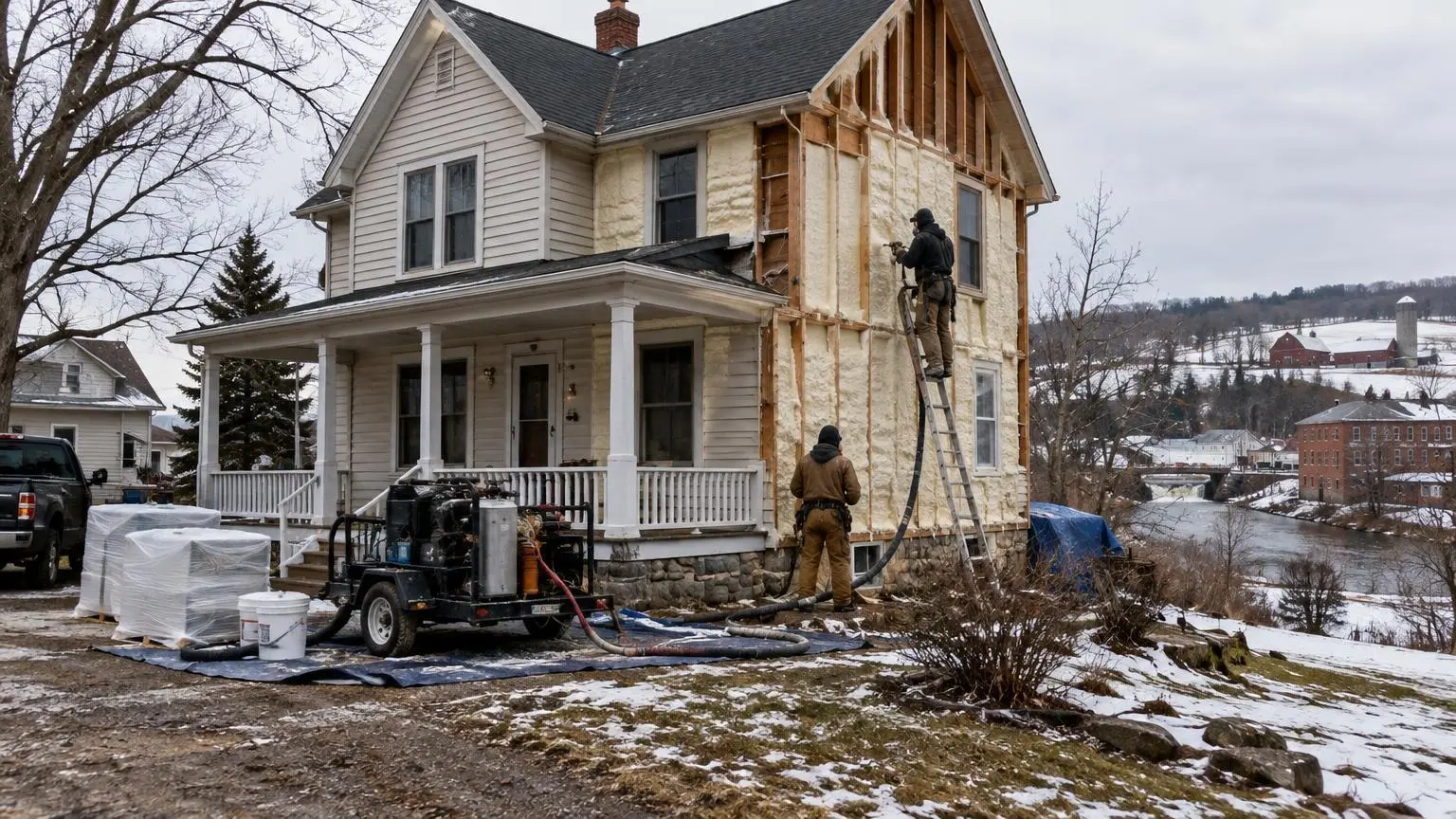 Spray Foam Insulation in Allegan, MI